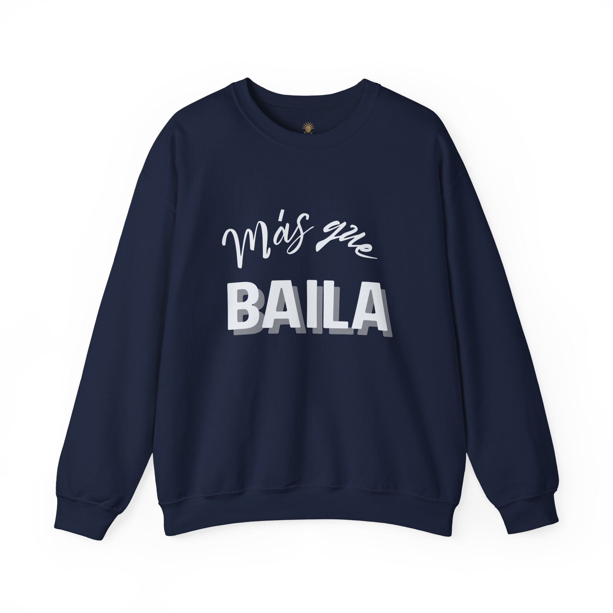 mas que baila | unisex heavy blend™ crewneck sweatshirt