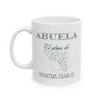 Abuela - alma de nuestra familia | green | ceramic coffee cup