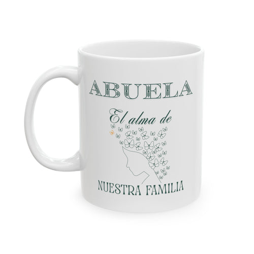 Abuela - alma de nuestra familia | green | ceramic coffee cup