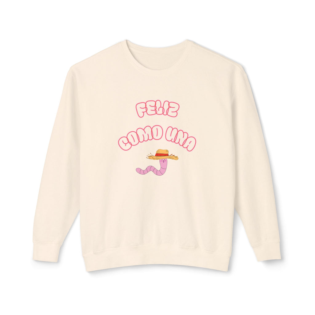 feliz como una lombriz | sudadera| pullover sweater