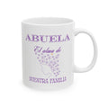 Abuela - alma de nuestra familia | purple | ceramic coffee cup