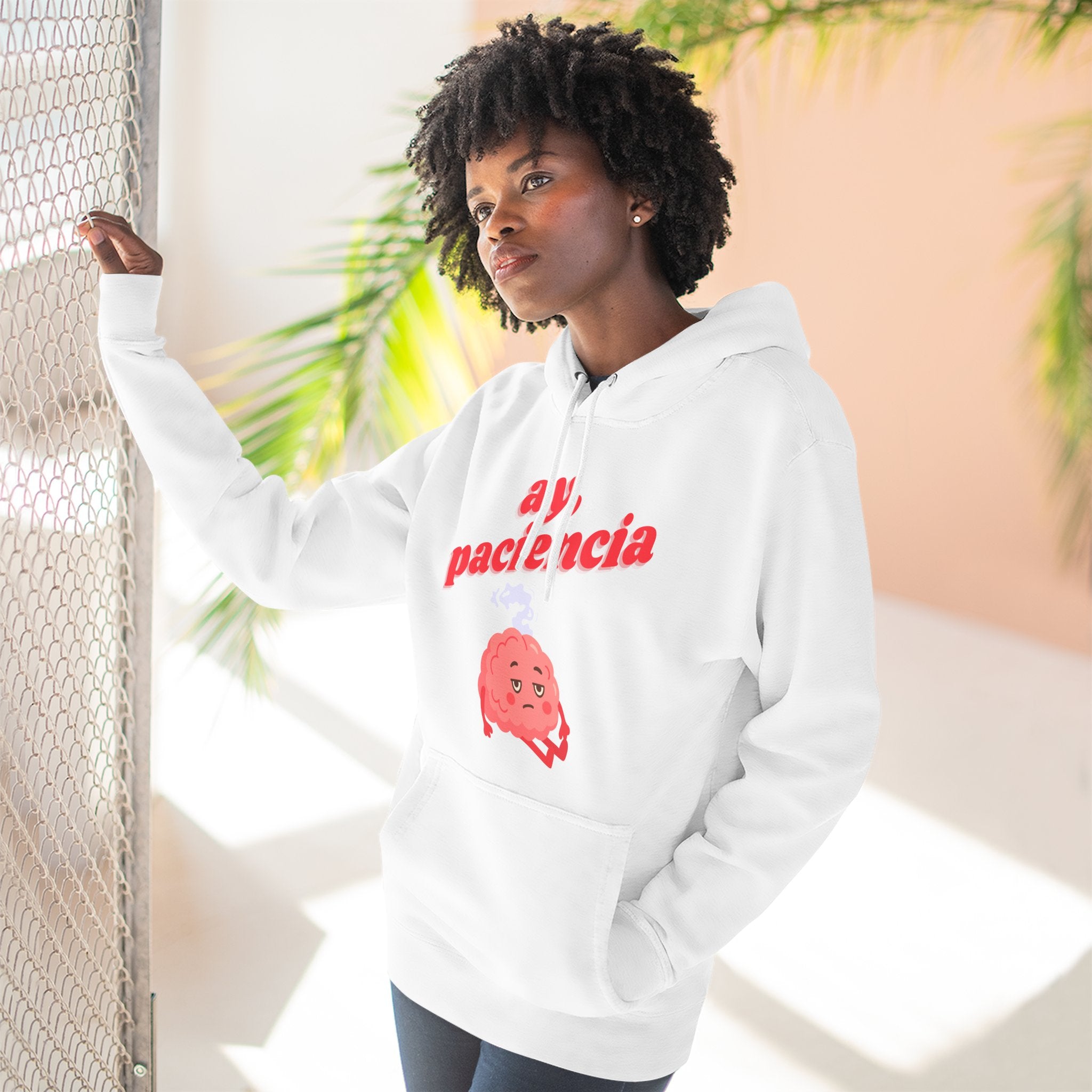 ay, paciencia | fleece hoodie