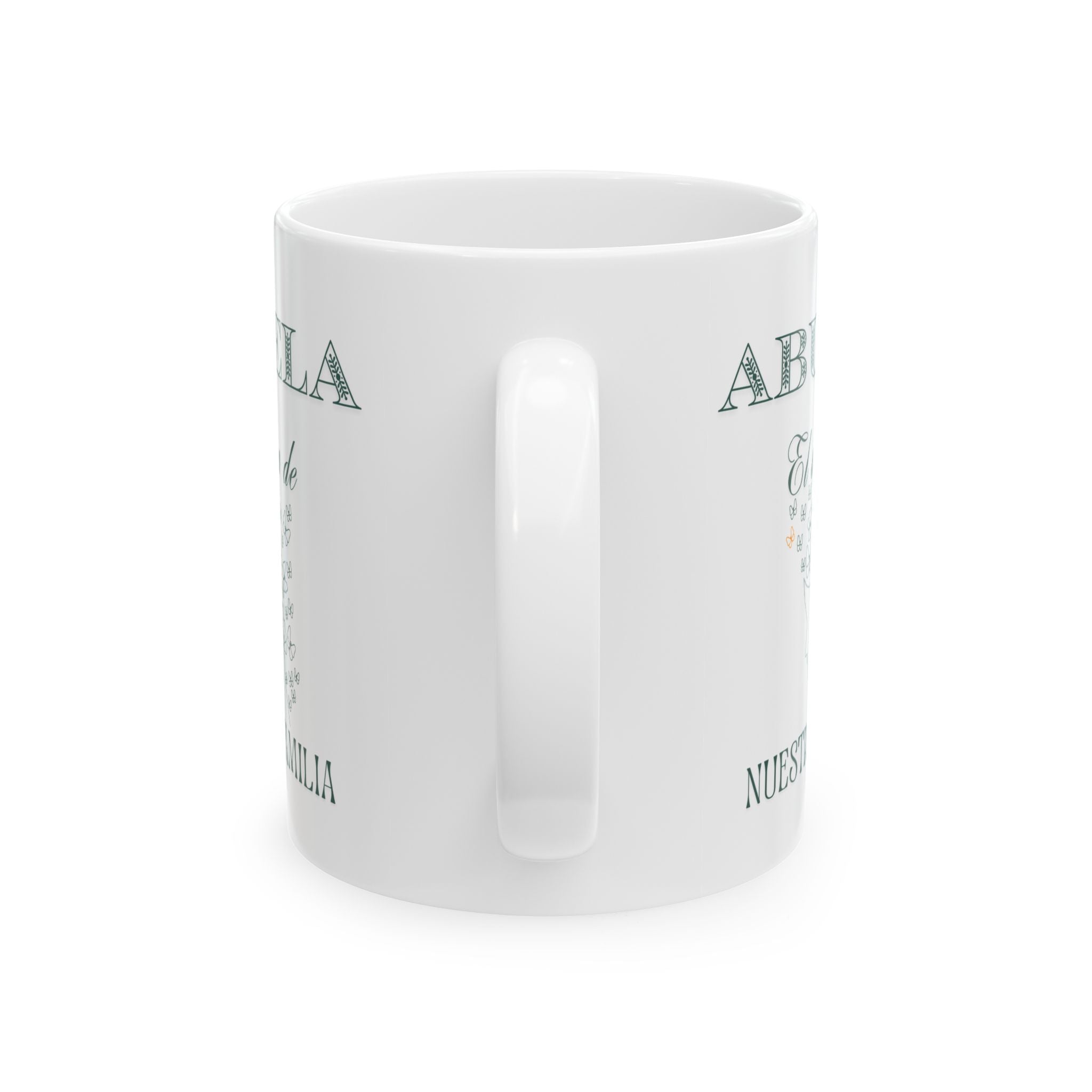 Abuela - alma de nuestra familia | green | ceramic coffee cup