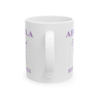 Abuela - alma de nuestra familia | purple | ceramic coffee cup