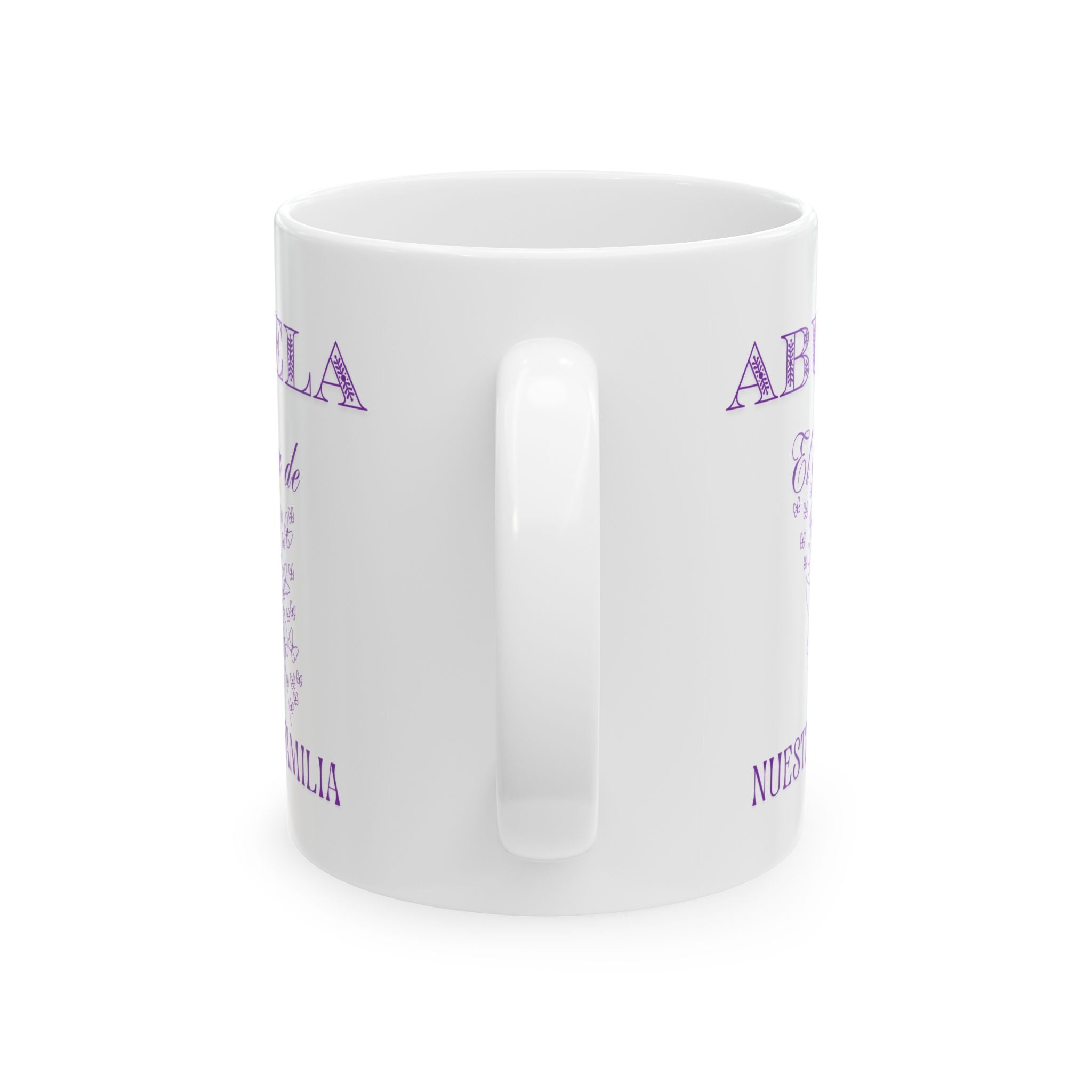 Abuela - alma de nuestra familia | purple | ceramic coffee cup