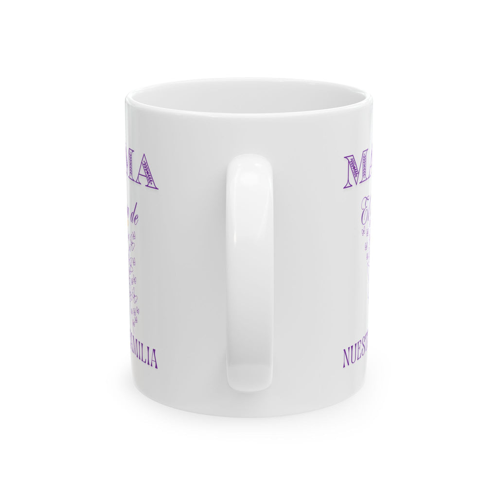 Mama - alma de nuestra familia | purple | ceramic coffee cup