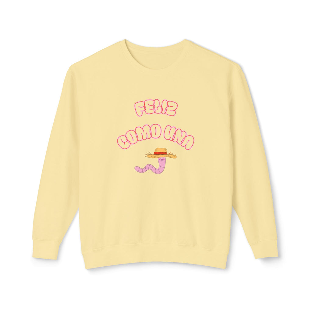 feliz como una lombriz | sudadera| pullover sweater