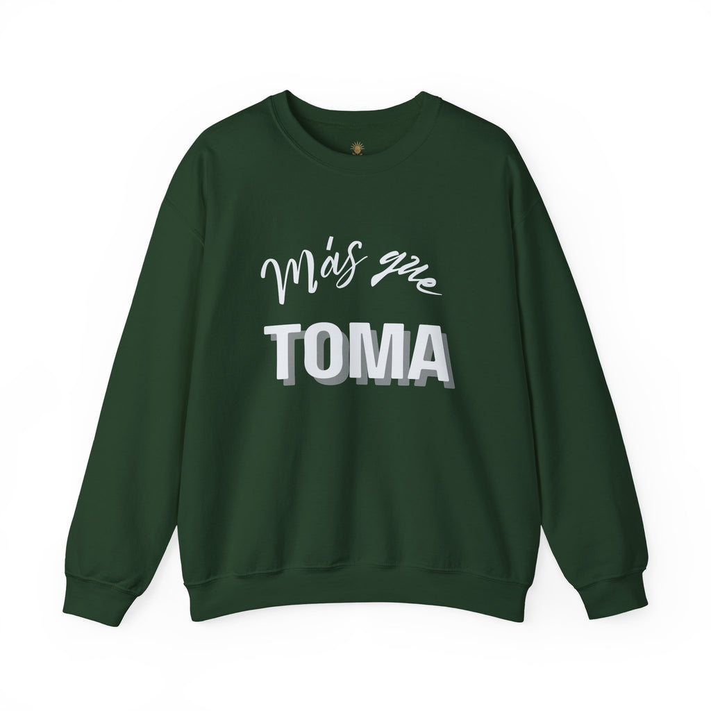 mas que toma | unisex heavy blend™ crewneck sweatshirt