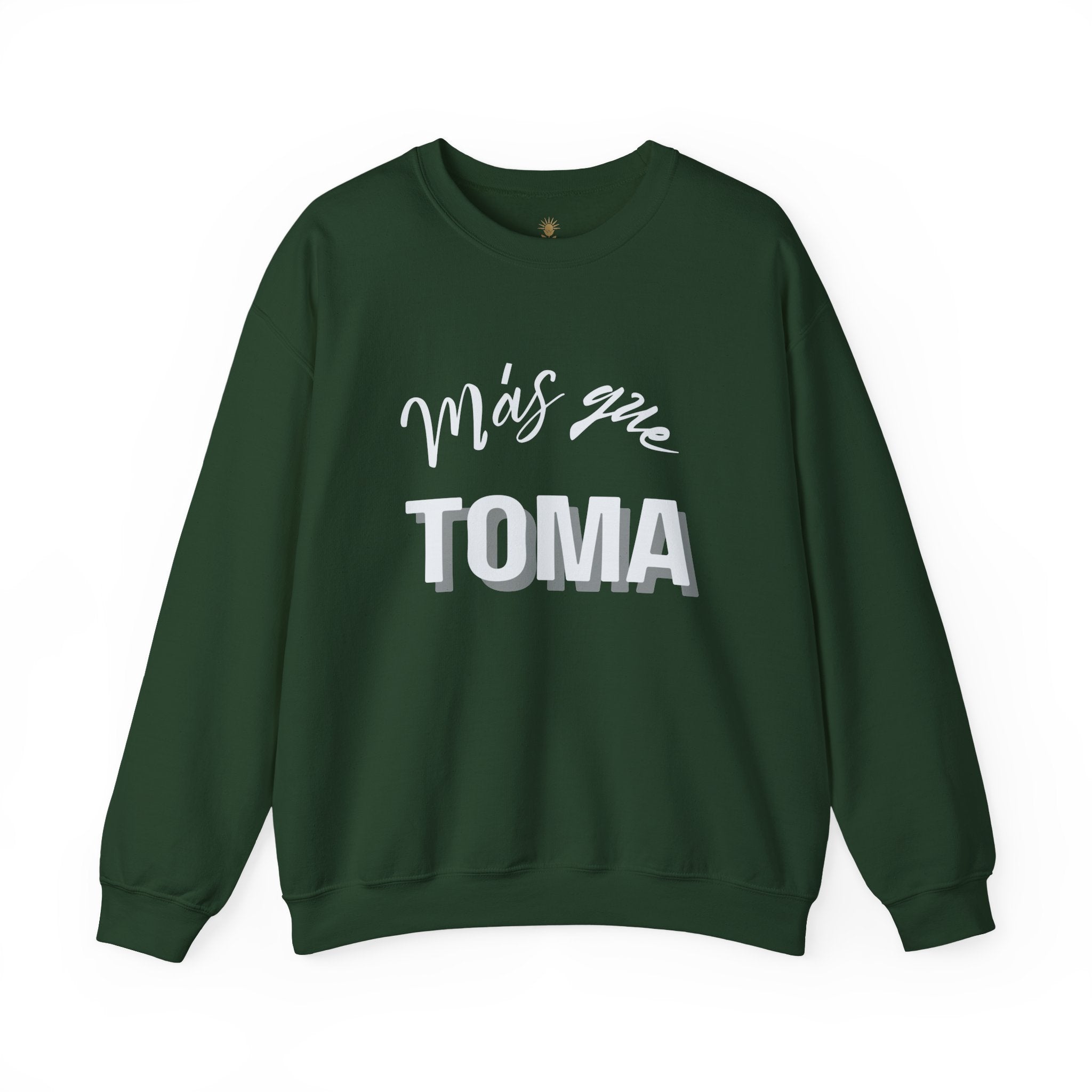 mas que toma | unisex heavy blend™ crewneck sweatshirt