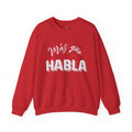 mas que habla | unisex heavy blend™ crewneck sweatshirt