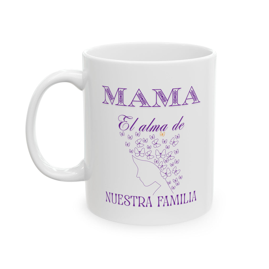 Mama - alma de nuestra familia | purple | ceramic coffee cup