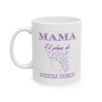 Mama - alma de nuestra familia | purple | ceramic coffee cup