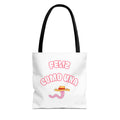 feliz como una lombriz | tote bag (AOP)