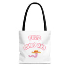 feliz como una lombriz | tote bag (AOP)