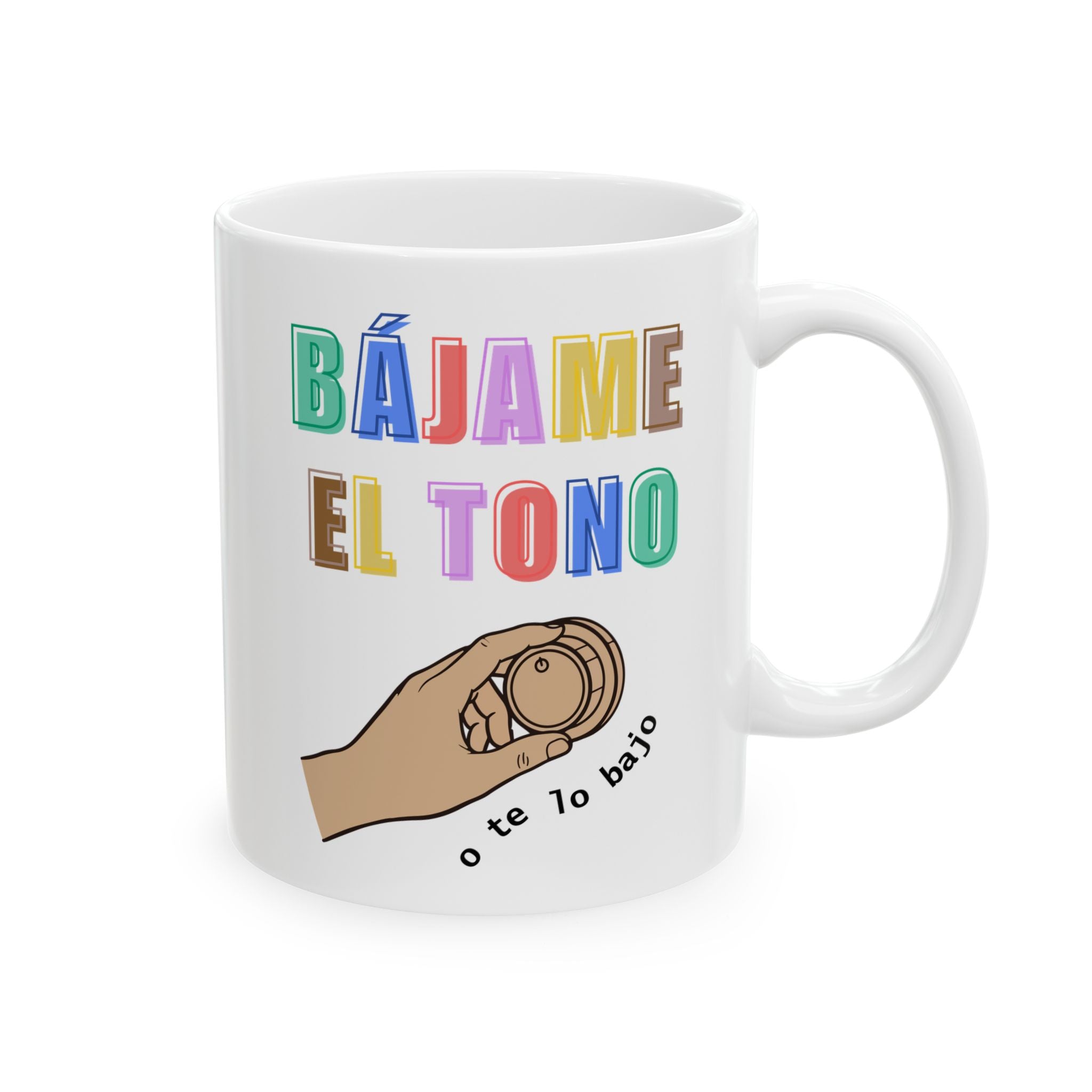 bájame el tono - colorblock! | ceramic coffee cup