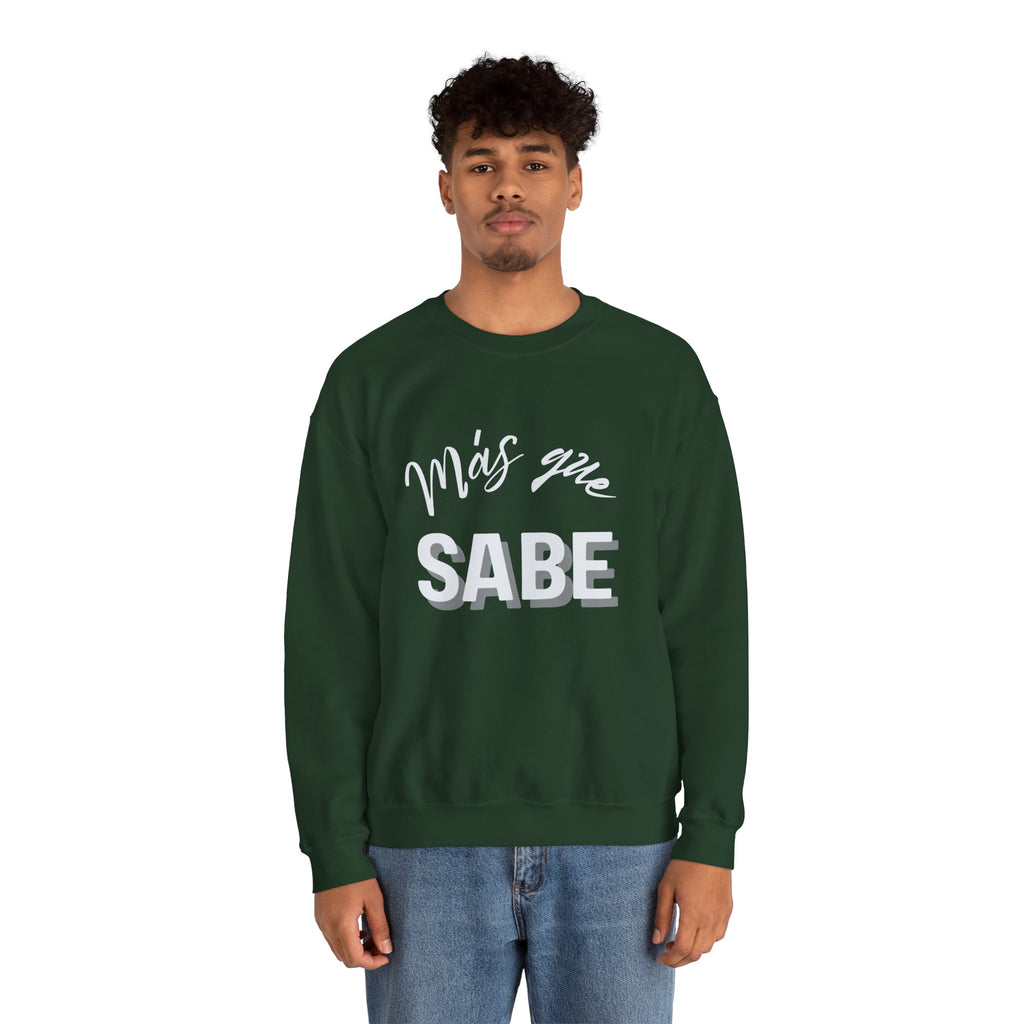 mas que sabe | unisex heavy blend™ crewneck sweatshirt