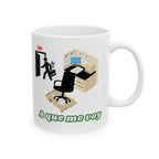 a que me voy | ceramic coffee cup
