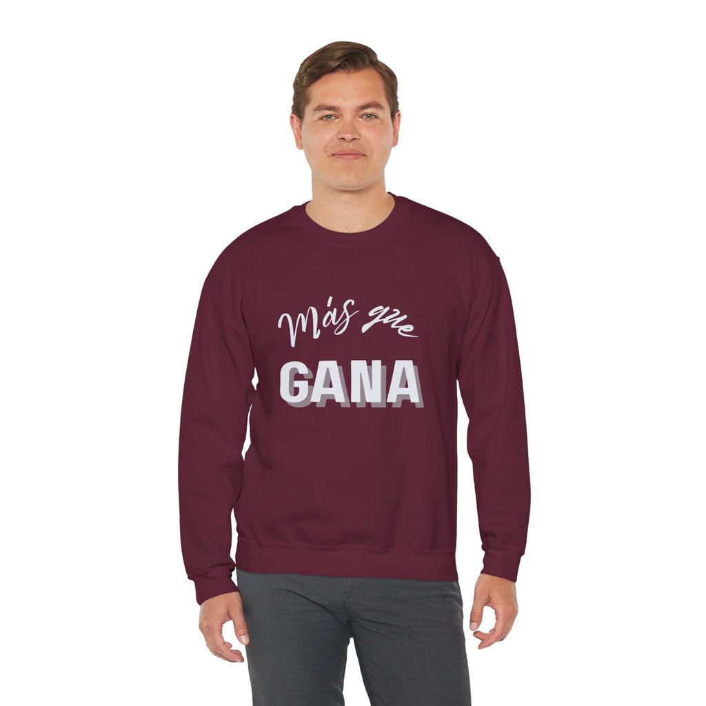mas que gana | unisex heavy blend™ crewneck sweatshirt