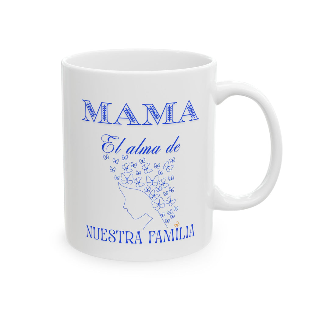 Mama - alma de nuestra familia | blue | ceramic coffee cup