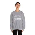 mas que chava | unisex heavy blend™ crewneck sweatshirt