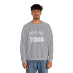 mas que toma | unisex heavy blend™ crewneck sweatshirt