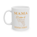 Mama - alma de nuestra familia | yellow | ceramic coffee cup