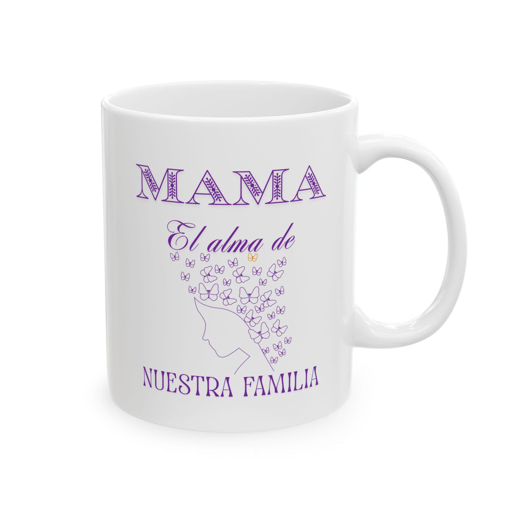 Mama - alma de nuestra familia | purple | ceramic coffee cup