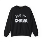 mas que chava | unisex heavy blend™ crewneck sweatshirt