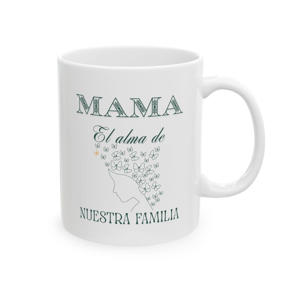 Mama - alma de nuestra familia | green | ceramic coffee cup