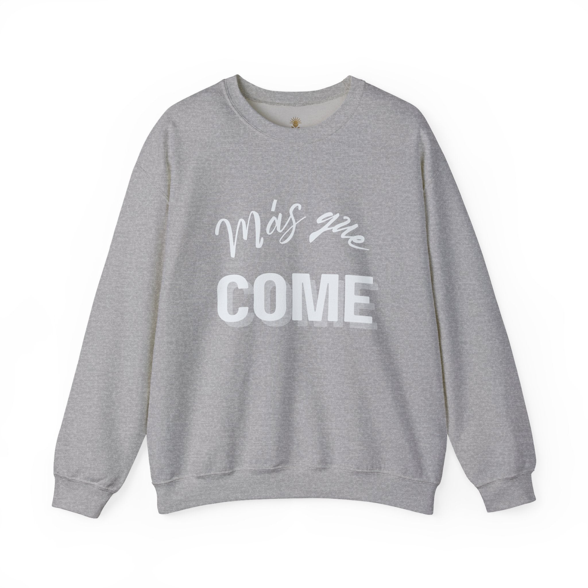 mas que come | unisex heavy blend™ crewneck sweatshirt