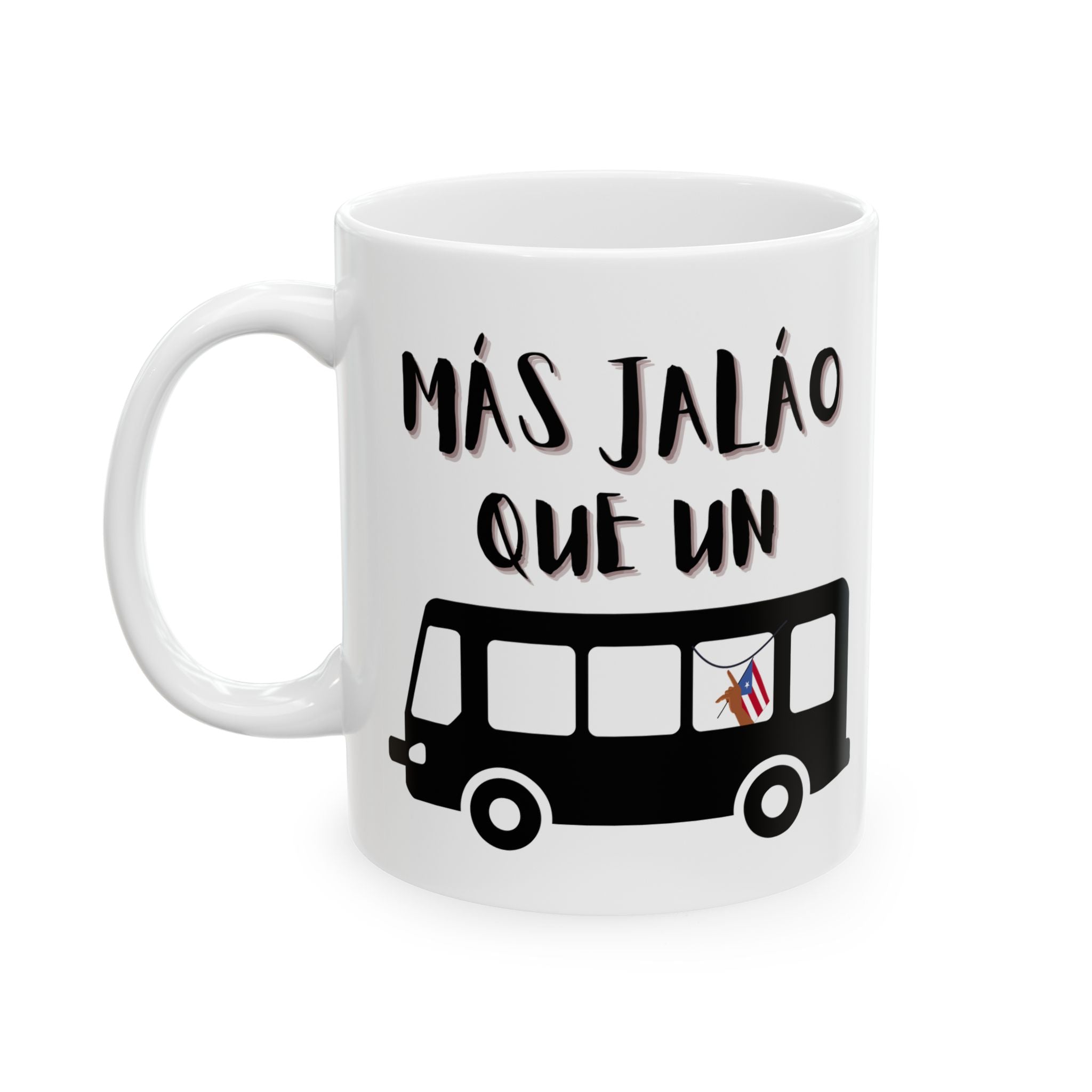 más jaláo que un timbre de guagua | ceramic coffee cup