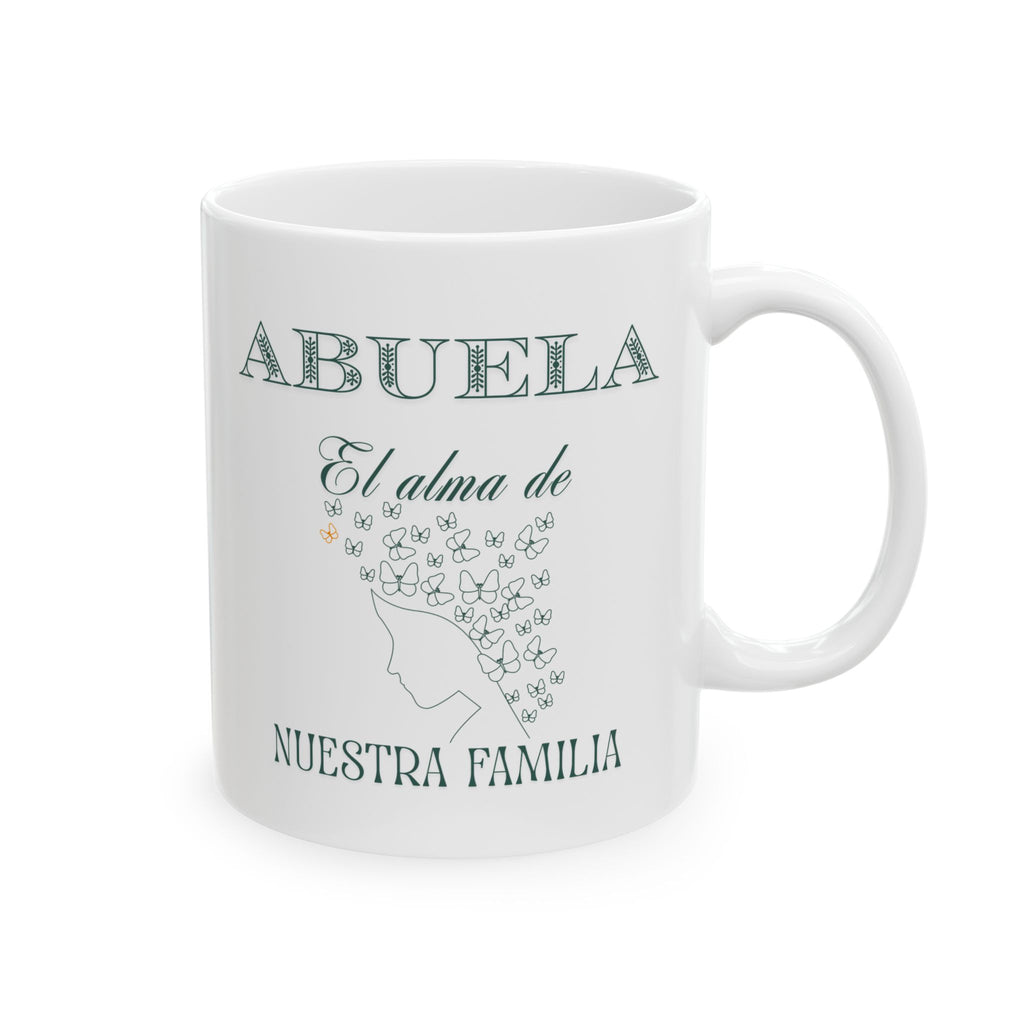 Abuela - alma de nuestra familia | green | ceramic coffee cup