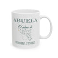 Abuela - alma de nuestra familia | green | ceramic coffee cup