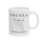 Abuela - alma de nuestra familia | green | ceramic coffee cup