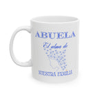 Abuela - alma de nuestra familia | blue | ceramic coffee cup