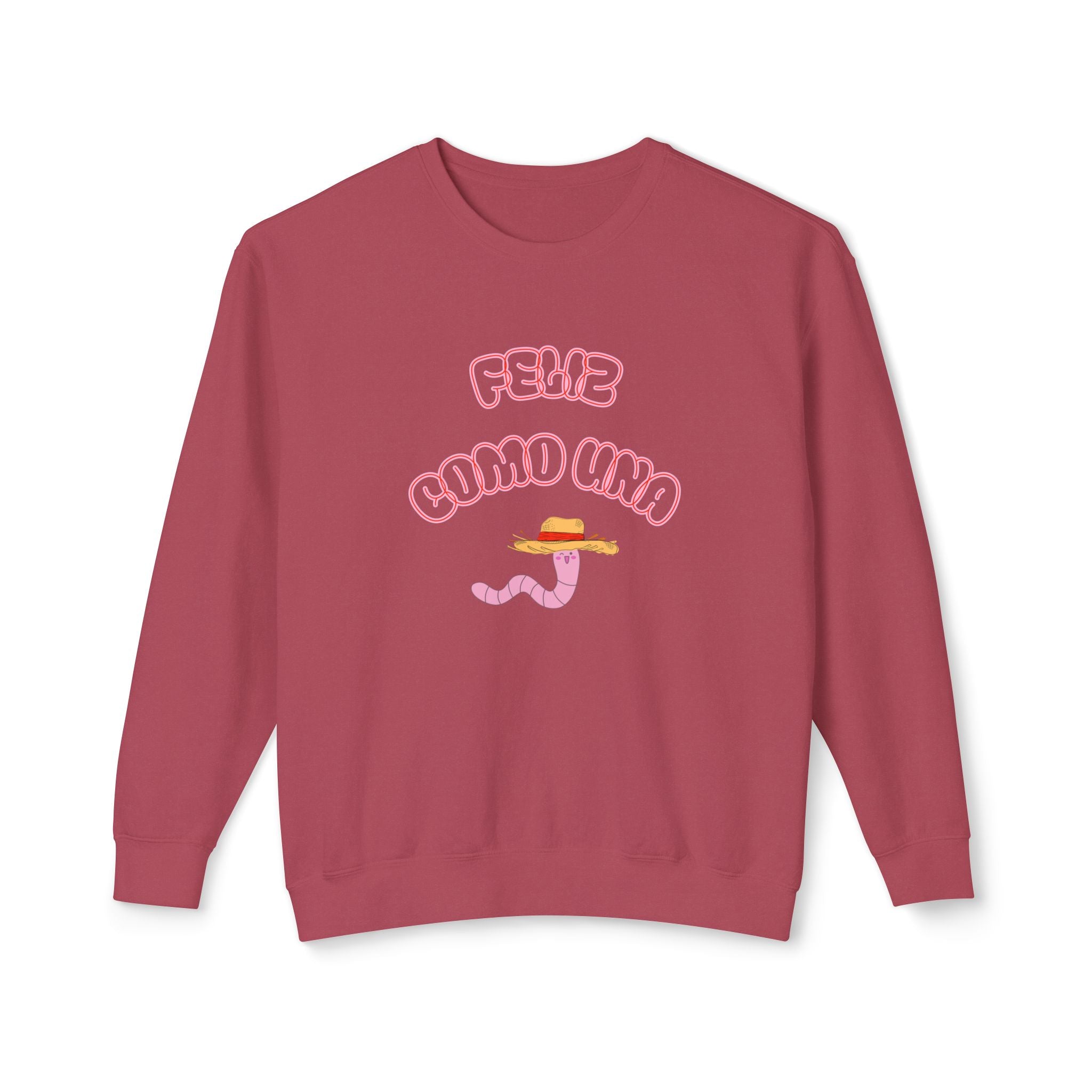 feliz como una lombriz | sudadera| pullover sweater