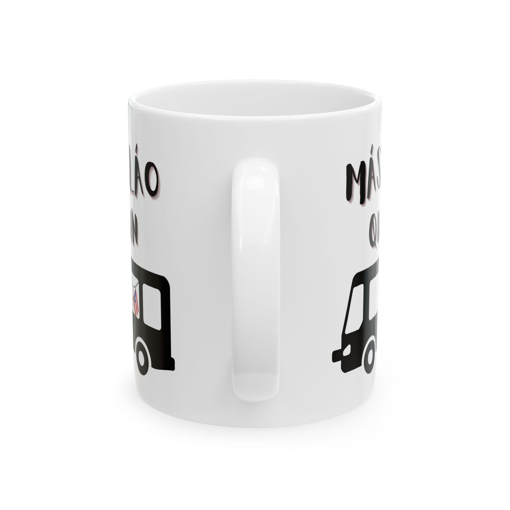 más jaláo que un timbre de guagua | ceramic coffee cup