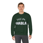 mas que habla | unisex heavy blend™ crewneck sweatshirt