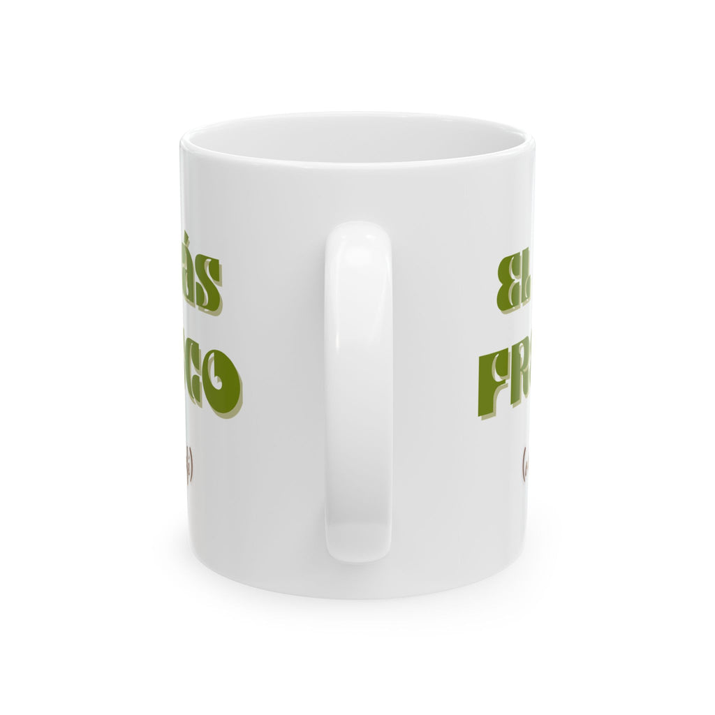 el mas fresco | retro ceramic coffee cup