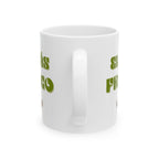 el mas fresco | retro ceramic coffee cup