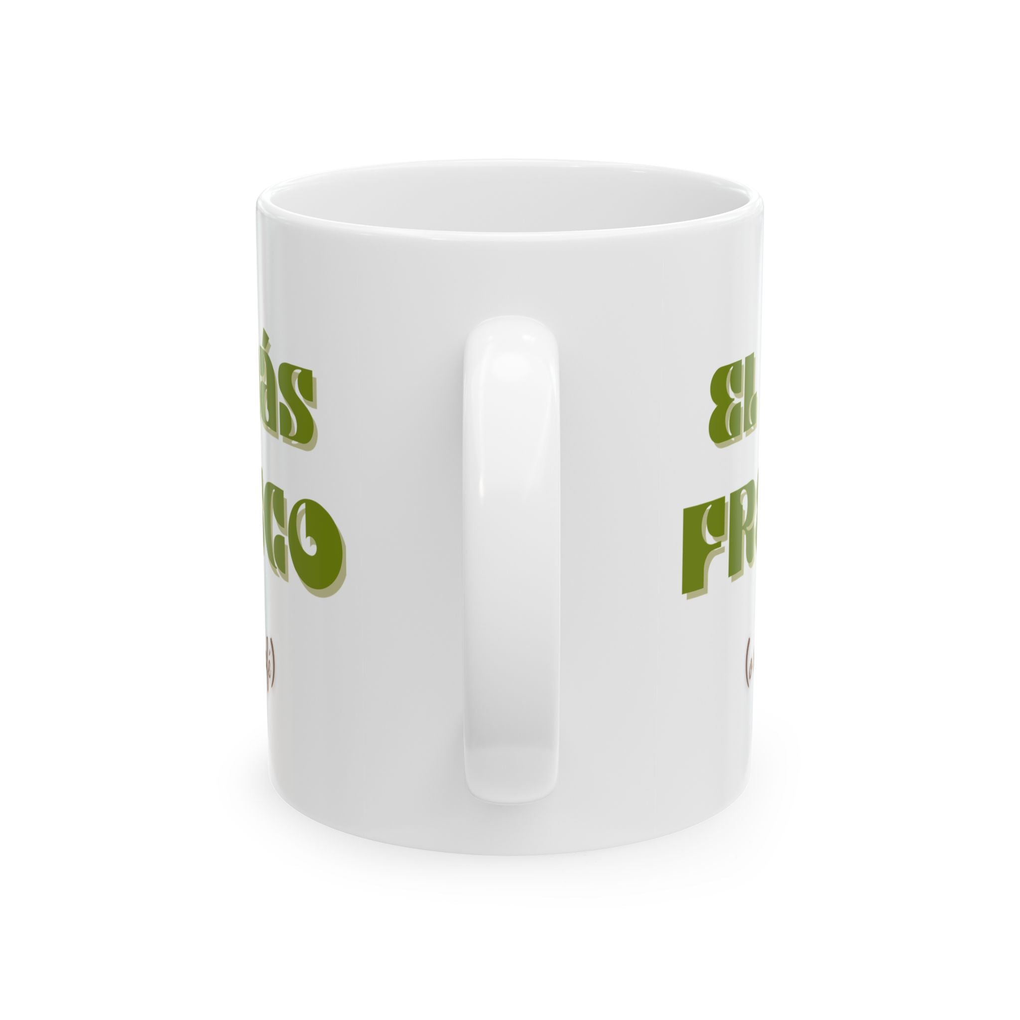el mas fresco | retro ceramic coffee cup