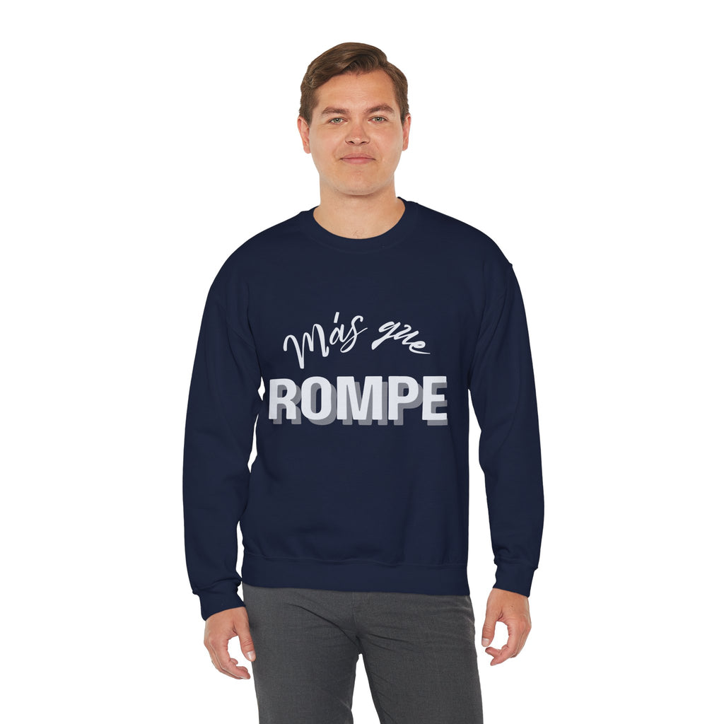 mas que rompe |  unisex heavy blend™ crewneck sweatshirt