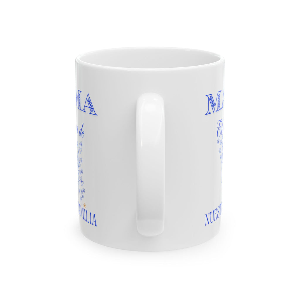 Mama - alma de nuestra familia | blue | ceramic coffee cup