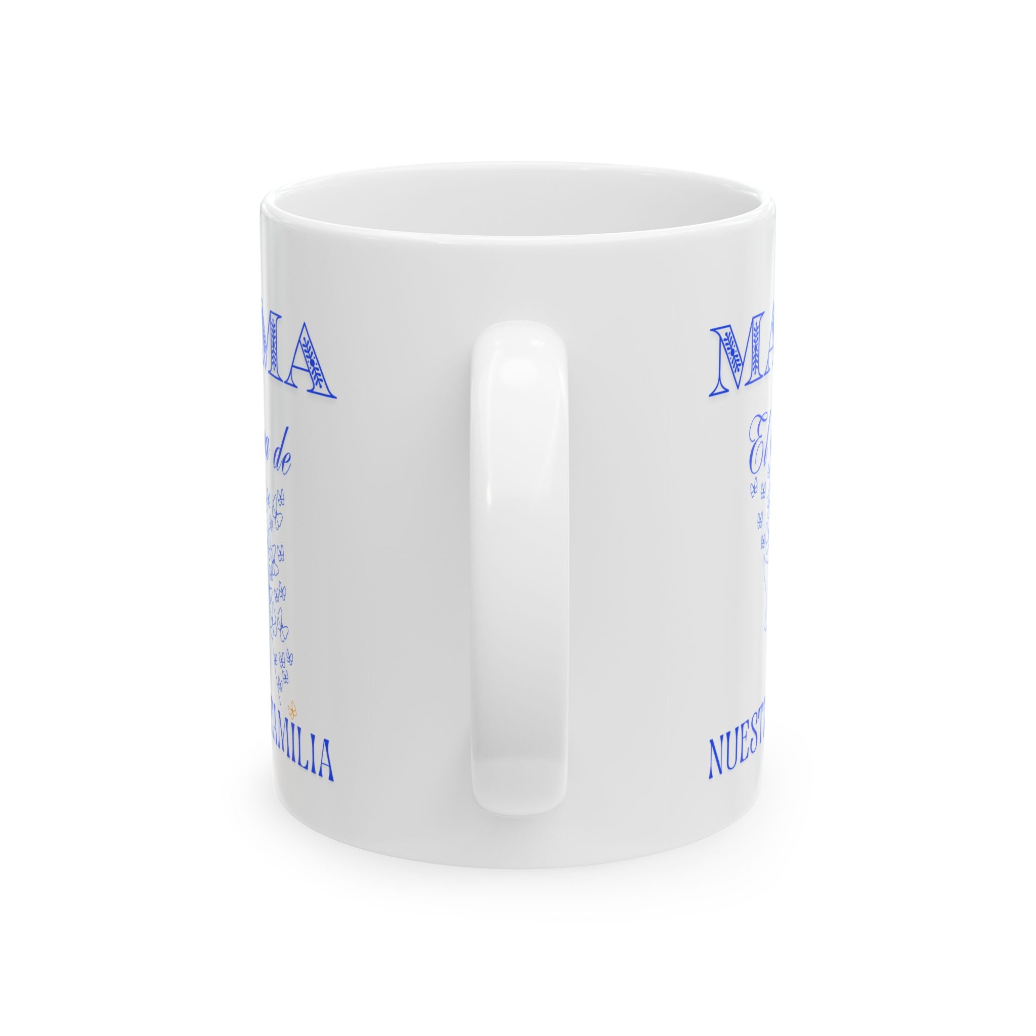 Mama - alma de nuestra familia | blue | ceramic coffee cup