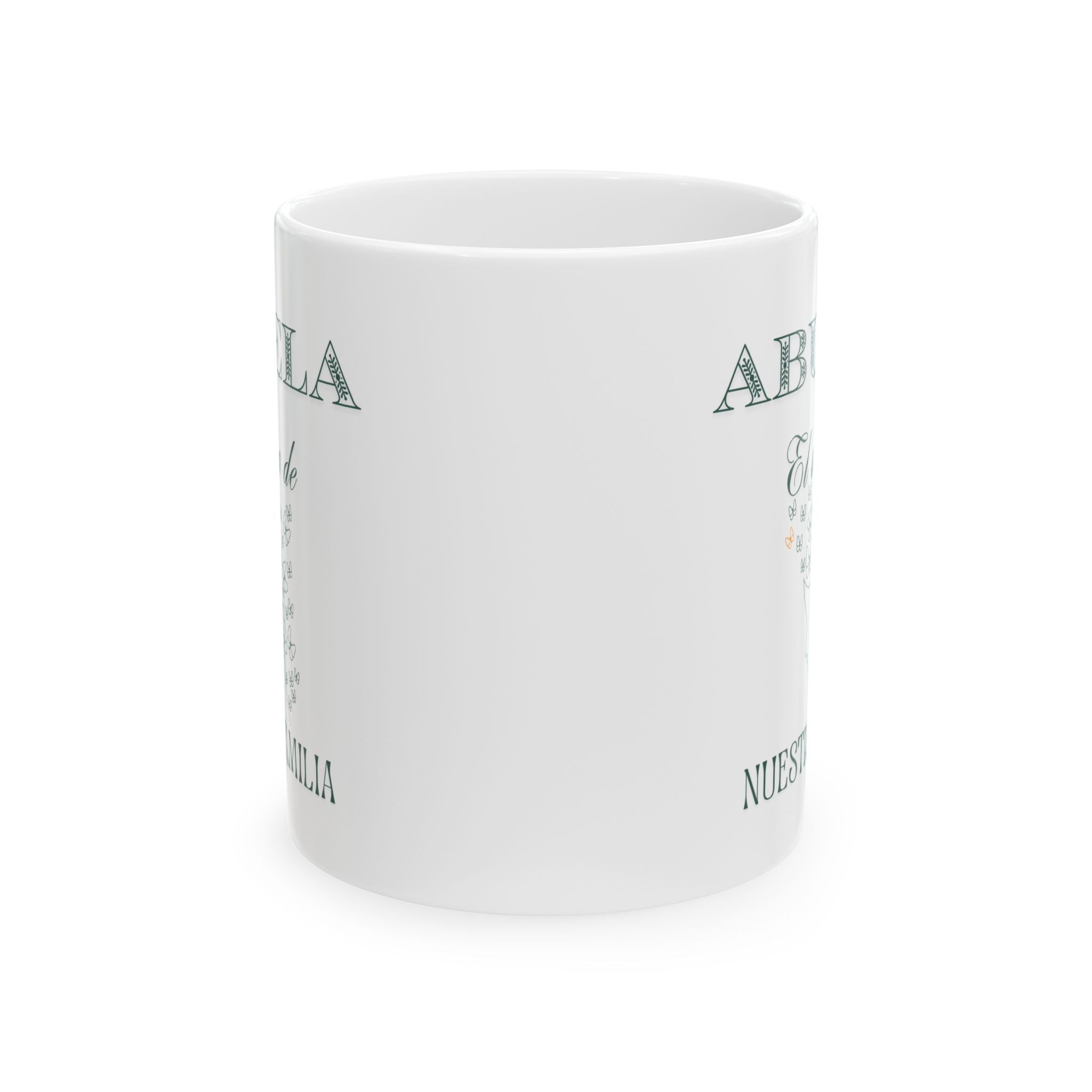 Abuela - alma de nuestra familia | green | ceramic coffee cup