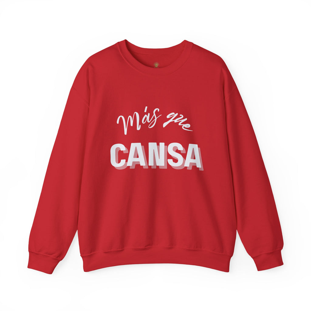 mas que cansa | unisex heavy blend™ crewneck sweatshirt