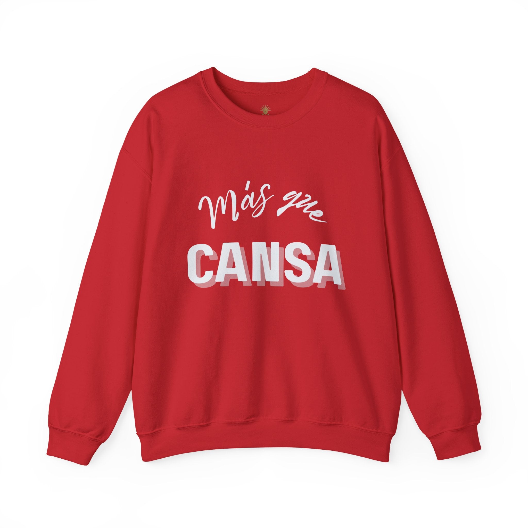 mas que cansa | unisex heavy blend™ crewneck sweatshirt